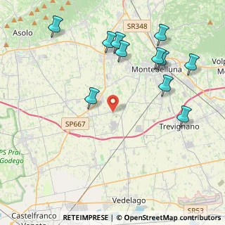 Mappa Vicolo delle Mimose, 31044 Montebelluna TV, Italia (4.77636)