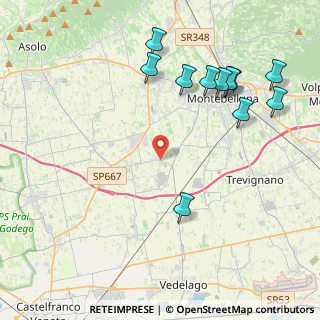 Mappa Via delle Mimose, 31044 Montebelluna TV, Italia (4.76273)