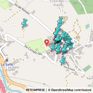 Mappa Via Corrado Gex, 11015 La Salle AO, Italia (0.16538)