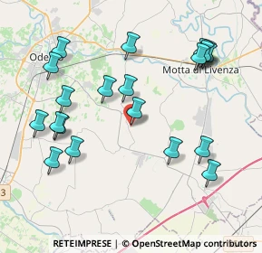 Mappa Via Ponte di Terra, 31040 Gorgo al Monticano TV, Italia (4.3805)