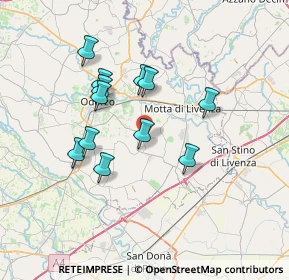 Mappa Via Ponte di Terra, 31040 Gorgo al Monticano TV, Italia (6.125)