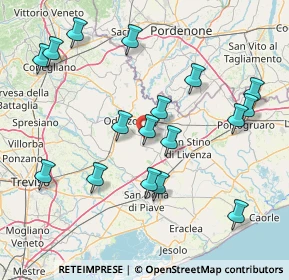 Mappa Via Ponte di Terra, 31040 Gorgo al Monticano TV, Italia (16.63294)