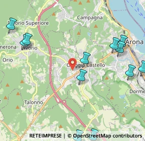 Mappa Via Monte Rosa, 28040 Paruzzaro NO, Italia (2.755)