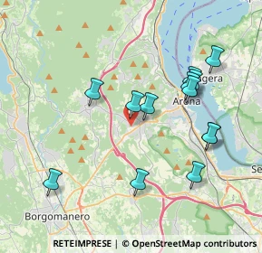 Mappa Via Monte Rosa, 28040 Paruzzaro NO, Italia (3.77385)