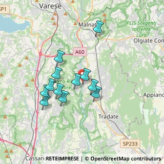 Mappa Via Giovanni Boccaccio, 21043 Castiglione Olona VA, Italia (3.04417)