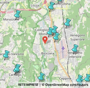 Mappa Via Giovanni Boccaccio, 21043 Castiglione Olona VA, Italia (3.00733)