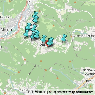 Mappa Via Cistercensi, 24021 Albino BG, Italia (1.531)