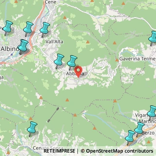 Mappa Via Calba, 24021 Albino BG, Italia (3.50917)