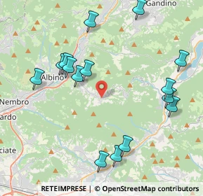 Mappa Via Calba, 24021 Albino BG, Italia (4.532)