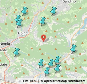 Mappa Via Calba, 24021 Albino BG, Italia (5.17083)