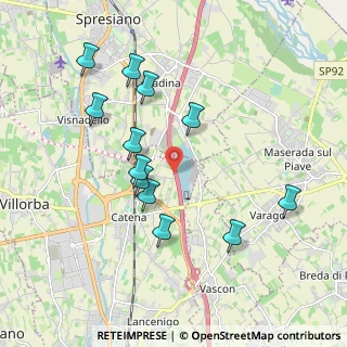 Mappa Via Boccalera, 31027 Spresiano TV, Italia (1.87333)