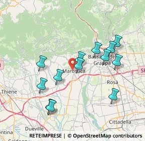 Mappa Via XXIV Maggio, 36063 Marostica VI, Italia (7.23)