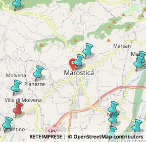 Mappa Via XXIV Maggio, 36063 Marostica VI, Italia (3.23385)