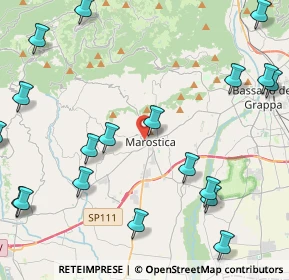 Mappa Via XXIV Maggio, 36063 Marostica VI, Italia (5.887)