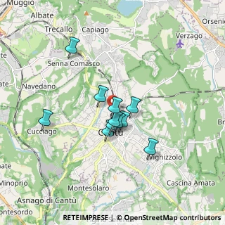 Mappa Via Curtatone, 22063 Cantù CO, Italia (1.24364)