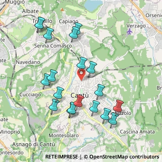 Mappa Via Curtatone, 22063 Cantù CO, Italia (2.09263)