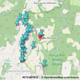 Mappa Via Pollo, 21040 Caronno Varesino VA, Italia (0.528)