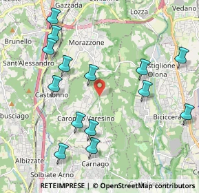 Mappa Via Pollo, 21040 Caronno Varesino VA, Italia (2.25286)