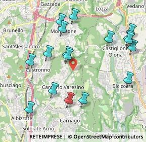 Mappa Via Pollo, 21040 Caronno Varesino VA, Italia (2.28235)