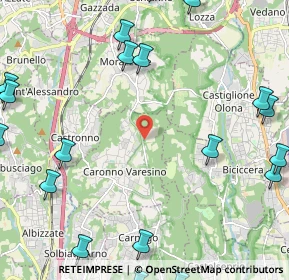 Mappa Via Pollo, 21040 Caronno Varesino VA, Italia (3.2875)