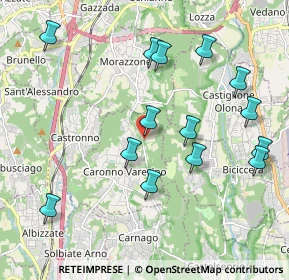 Mappa Via Pollo, 21040 Caronno Varesino VA, Italia (2.14429)