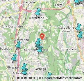 Mappa Via Pollo, 21040 Caronno Varesino VA, Italia (2.93769)