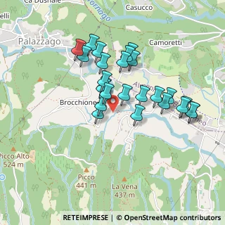 Mappa Via Giambattista Botti, 24030 Palazzago BG, Italia (0.4)