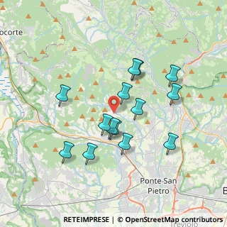Mappa Via Giambattista Botti, 24030 Palazzago BG, Italia (3.23357)