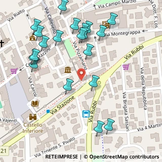 Mappa Viale Stazione, 36063 Marostica VI, Italia (0.153)