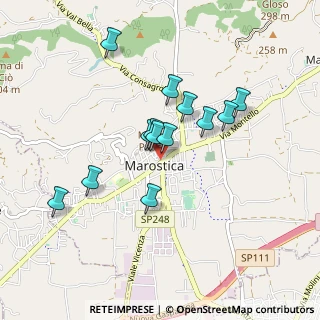 Mappa Via Montelo Villaggio Giovanni Paolo II, 36063 Marostica VI, Italia (0.73846)