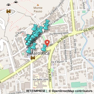 Mappa Viale Stazione, 36063 Marostica VI, Italia (0.196)