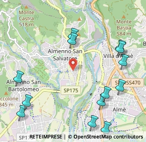 Mappa Via Giacomo Leopardi, 24031 Almenno San Salvatore BG, Italia (1.35)