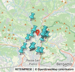 Mappa Via Giacomo Leopardi, 24031 Almenno San Salvatore BG, Italia (2.60765)