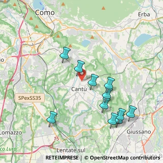 Mappa Via U. Maddalena, 22063 Cantù CO, Italia (4.11636)