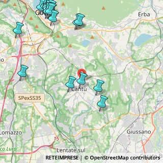 Mappa Via U. Maddalena, 22063 Cantù CO, Italia (6.351)