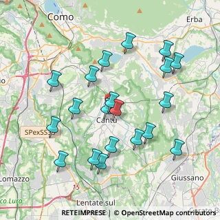 Mappa Via U. Maddalena, 22063 Cantù CO, Italia (3.942)