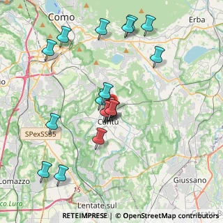 Mappa Via U. Maddalena, 22063 Cantù CO, Italia (3.88778)