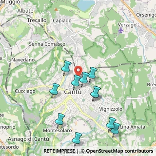 Mappa Via U. Maddalena, 22063 Cantù CO, Italia (1.97091)