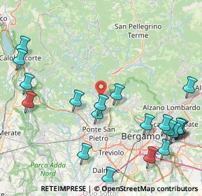 Mappa Via Dante Alighieri, 24031 Almè BG, Italia (10.6365)