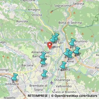 Mappa Via Dante Alighieri, 24031 Almè BG, Italia (1.91083)