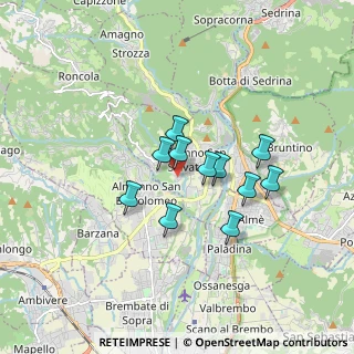 Mappa Via Dante Alighieri, 24031 Almè BG, Italia (1.26)