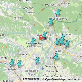 Mappa Via Dante Alighieri, 24031 Almè BG, Italia (2.30333)