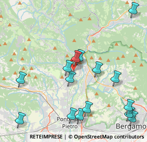 Mappa 24031 Almè BG, Italia (4.86333)