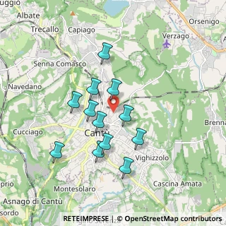 Mappa Via Costantino, 22063 Cantù CO, Italia (1.53083)