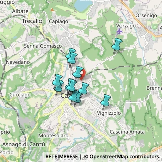 Mappa Via Costantino, 22063 Cantù CO, Italia (1.26)
