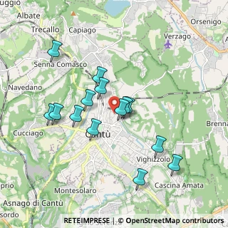 Mappa Via Costantino, 22063 Cantù CO, Italia (1.67357)