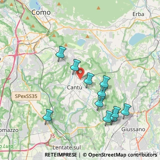 Mappa Via Costantino, 22063 Cantù CO, Italia (4.02909)