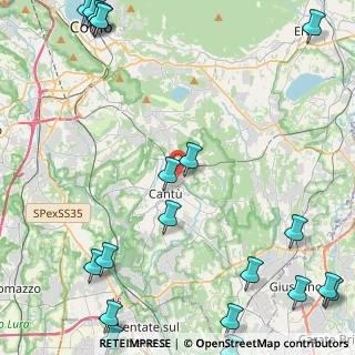 Mappa Via Costantino, 22063 Cantù CO, Italia (7.092)