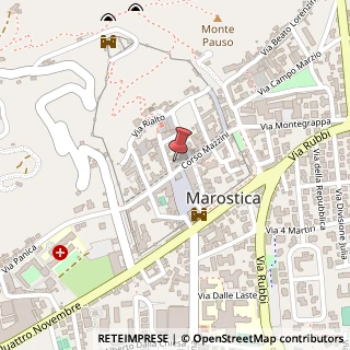 Mappa Corso Giuseppe Mazzini, 29, 36063 Marostica, Vicenza (Veneto)