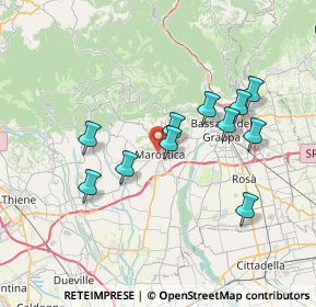 Mappa Corso Mazzini, 36063 Marostica VI, Italia (6.51636)